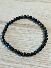 Load image into Gallery viewer, Obsidian Bracelet 4mm
