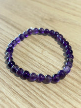 Load image into Gallery viewer, Amethyst Bracelet 5mm
