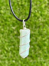 Load image into Gallery viewer, Amazonite Spiral Wrap Point Necklace
