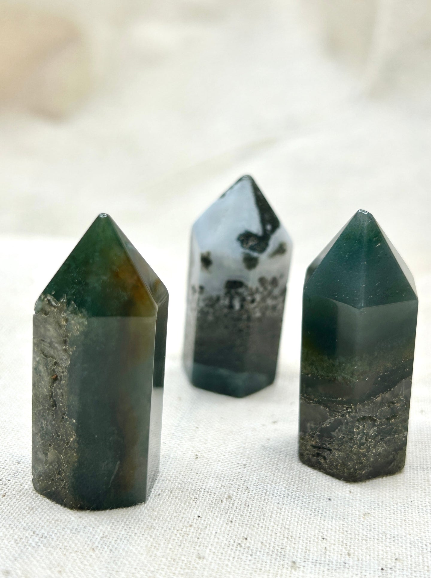 Moss Agate Small Point