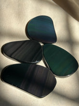 Load image into Gallery viewer, Rainbow Obsidian Scrying Plate
