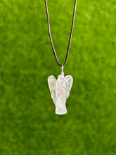 Load image into Gallery viewer, Rose Quartz Angel Necklace
