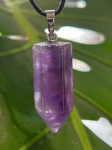 Load image into Gallery viewer, Amethyst Crystal Point Necklace
