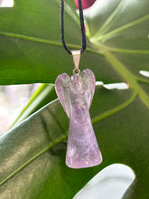Load image into Gallery viewer, Amethyst Angel Necklace

