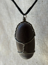 Load image into Gallery viewer, Shiva Lingam Wire Wrap Necklace
