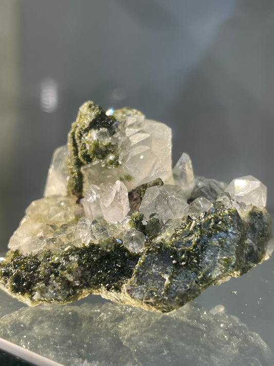 Epidote in Quartz Specimen C