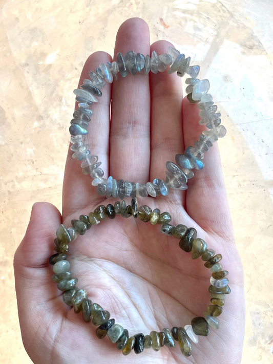 Labradorite Chip Bracelet