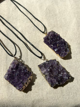Load image into Gallery viewer, Amethyst Cluster Necklace
