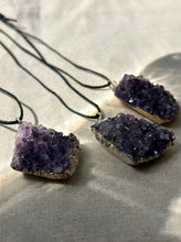 Load image into Gallery viewer, Amethyst Cluster Necklace
