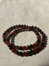 Load image into Gallery viewer, Tigers Eye &amp; Onyx Bracelet 6mm
