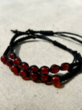 Load image into Gallery viewer, Carnelian Macrame Bracelet
