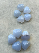 Load image into Gallery viewer, Blue Chalcedony Heart
