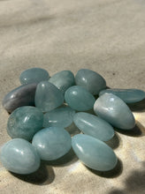 Load image into Gallery viewer, Aquamarine Tumbled Stone
