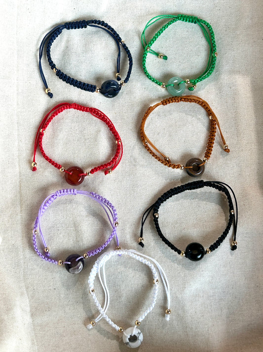 Donut Macrame Bracelet