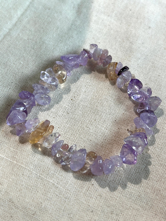 Ametrine Chip Bracelet