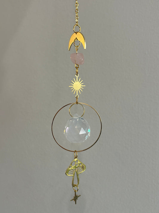 Mini Suncatcher- Mushroom