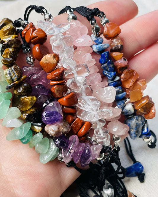 Drawstring Chip Bracelet