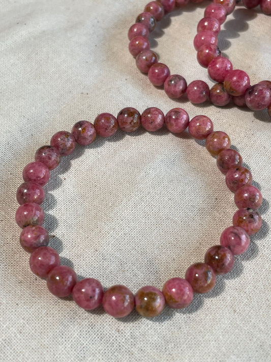 Rhodonite Bracelet 7mm