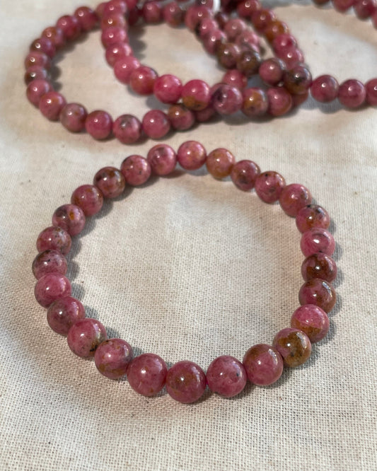 Rhodonite Bracelet 7mm