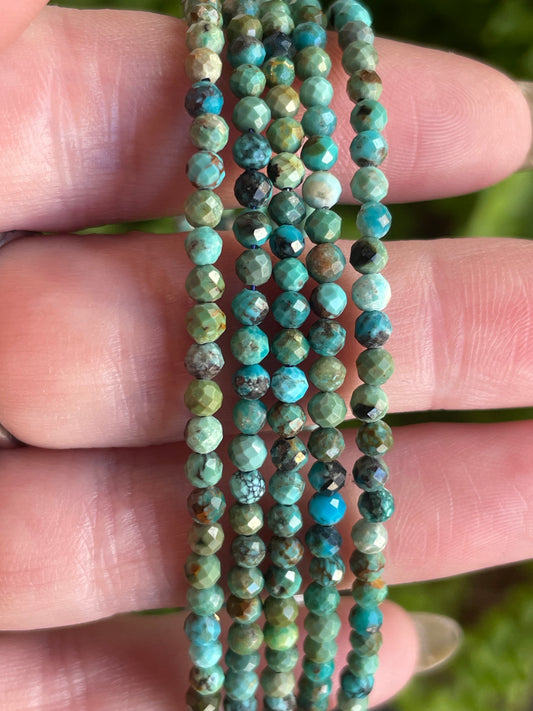 Turquoise Faceted Bracelet with Clasp