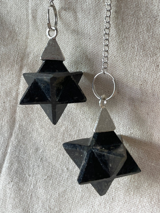 Nuummite Merkabah Pendulum