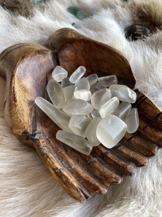 Opaque Moonstone Tumble