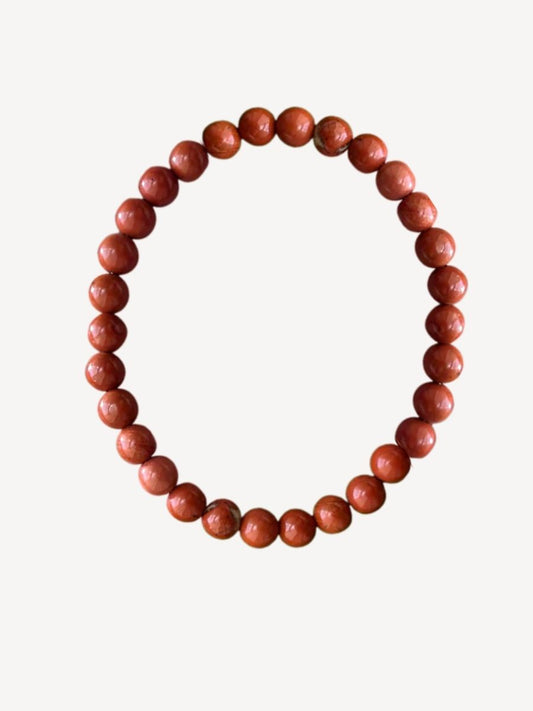 Red Jasper Bracelet - 5mm