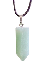 Load image into Gallery viewer, Aventurine Crystal Point Necklace
