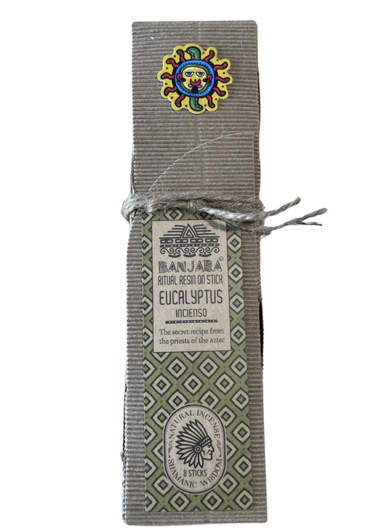 Banjara Shamanic Wisdom Ritual Resin on Stick - Eucalyptus