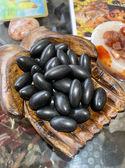 Black Shiva Lingham Tumble Stone