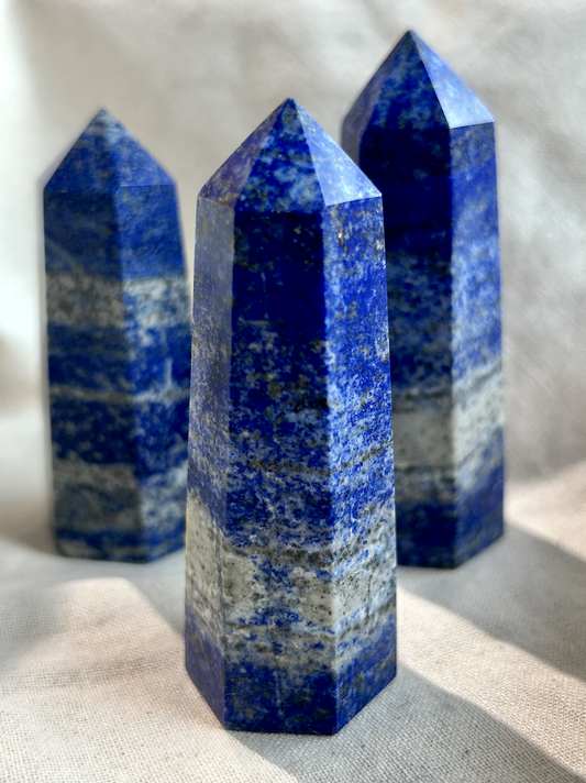 Lapis Lazuli Crystal Tower