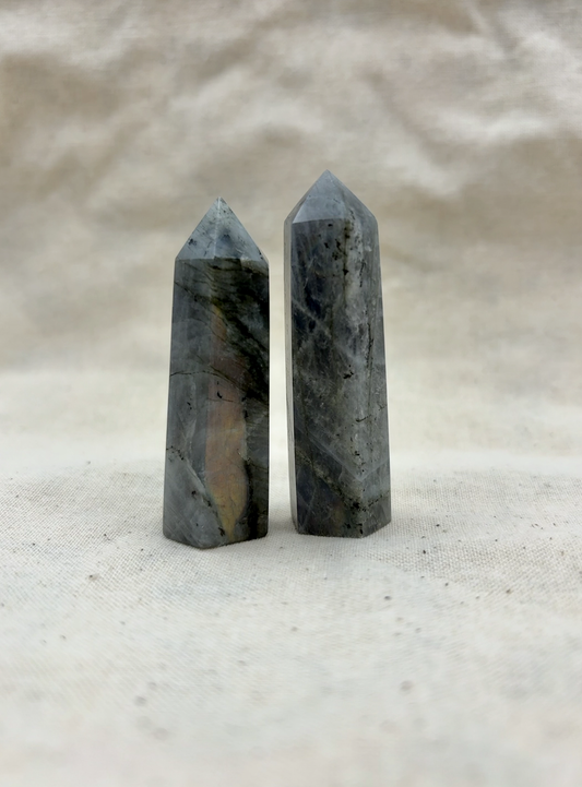 Purple Labradorite Crystal Tower