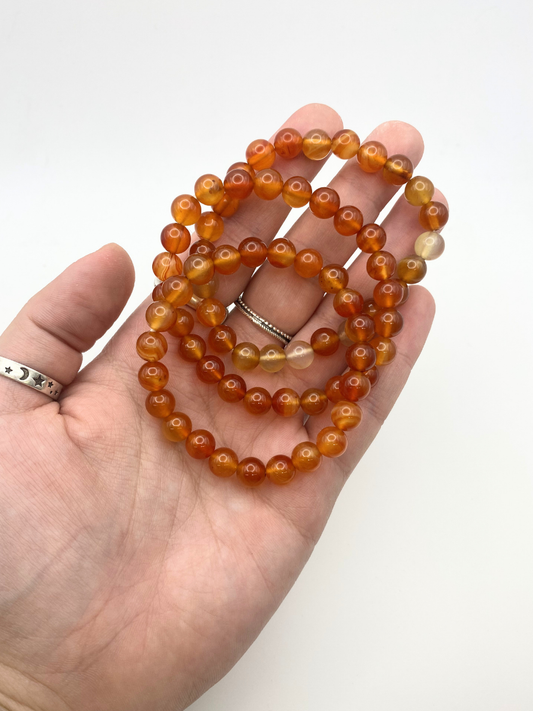 Carnelian Bracelet - 8mm