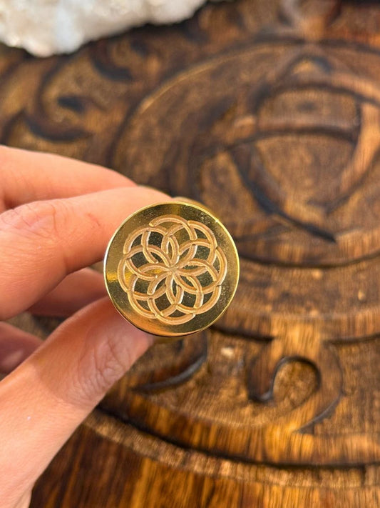 Wax Stamp - Flower of life