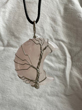 Load image into Gallery viewer, Wire Wrap Moon Necklace
