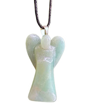 Load image into Gallery viewer, Aventurine Angel necklace
