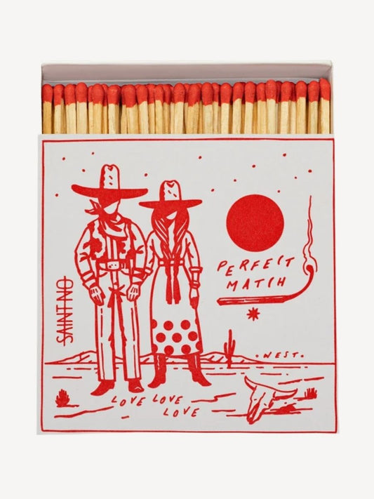 Cowboy Perfect Match | Square - Safety Matches