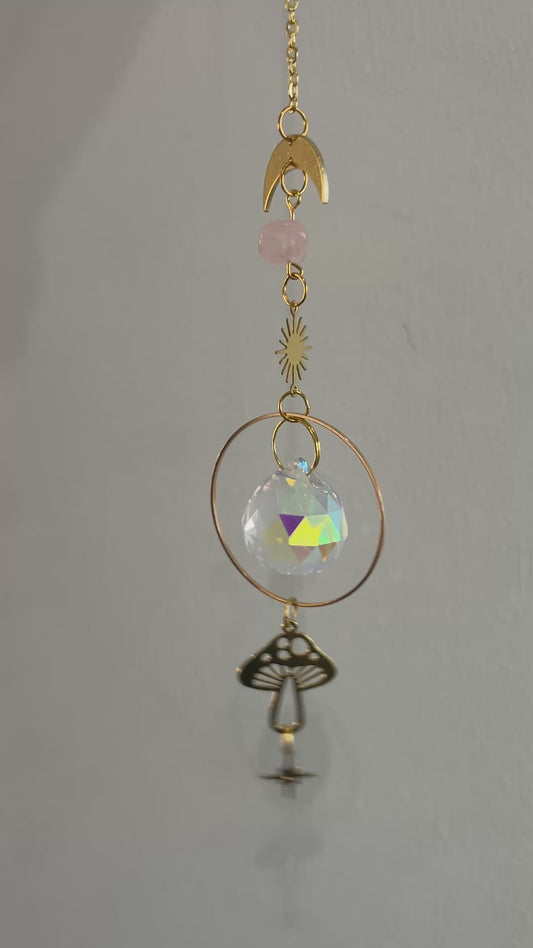 Mini Suncatcher- Mushroom