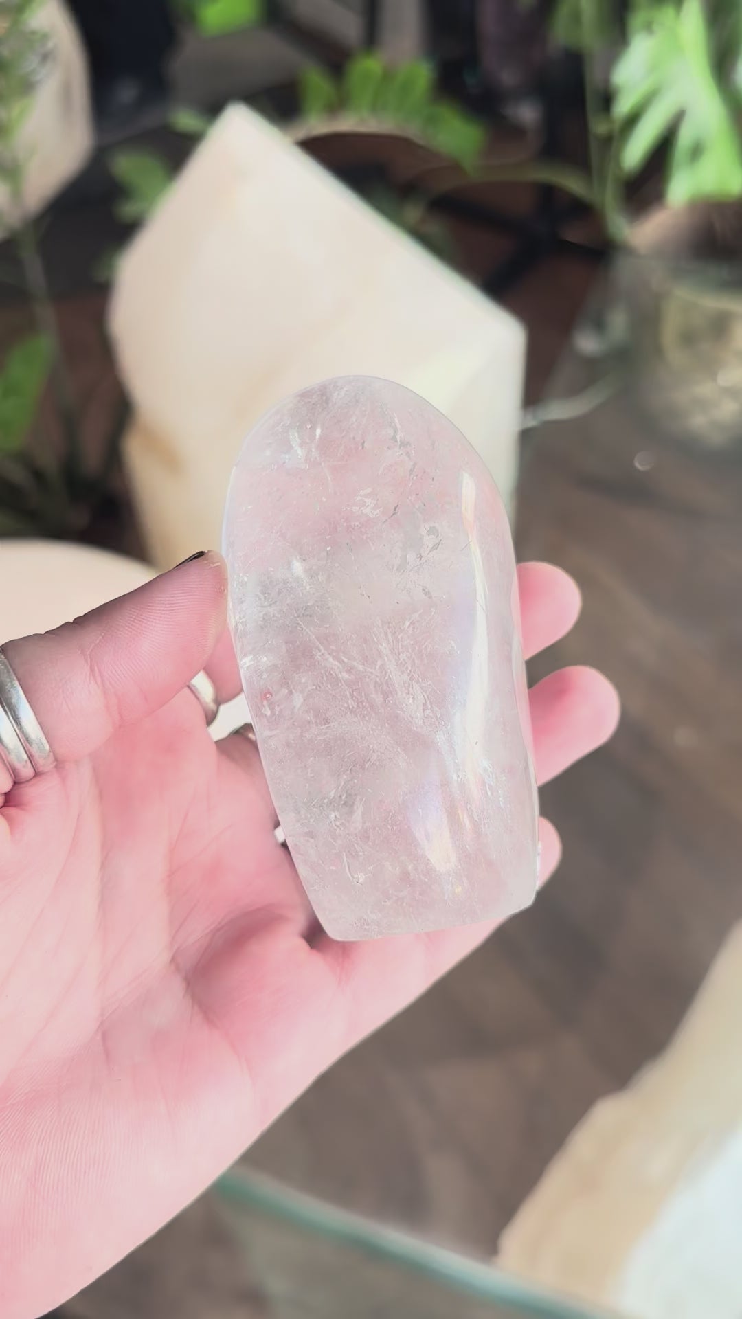 Clear Quartz Standing Freeform