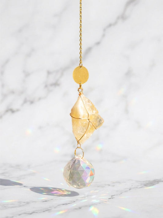 Mini Citrine Sol Suncatcher