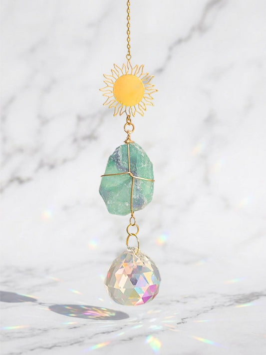 Mini Fluorite Sol Suncatcher