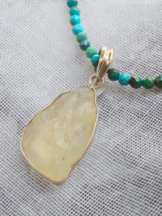 Libyan Desert Glass Pendant