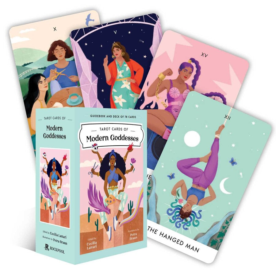 Tarot cards of Modern Goddesses