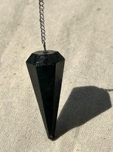 Load image into Gallery viewer, Black Tourmaline Pendulum
