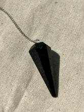 Load image into Gallery viewer, Black Tourmaline Pendulum
