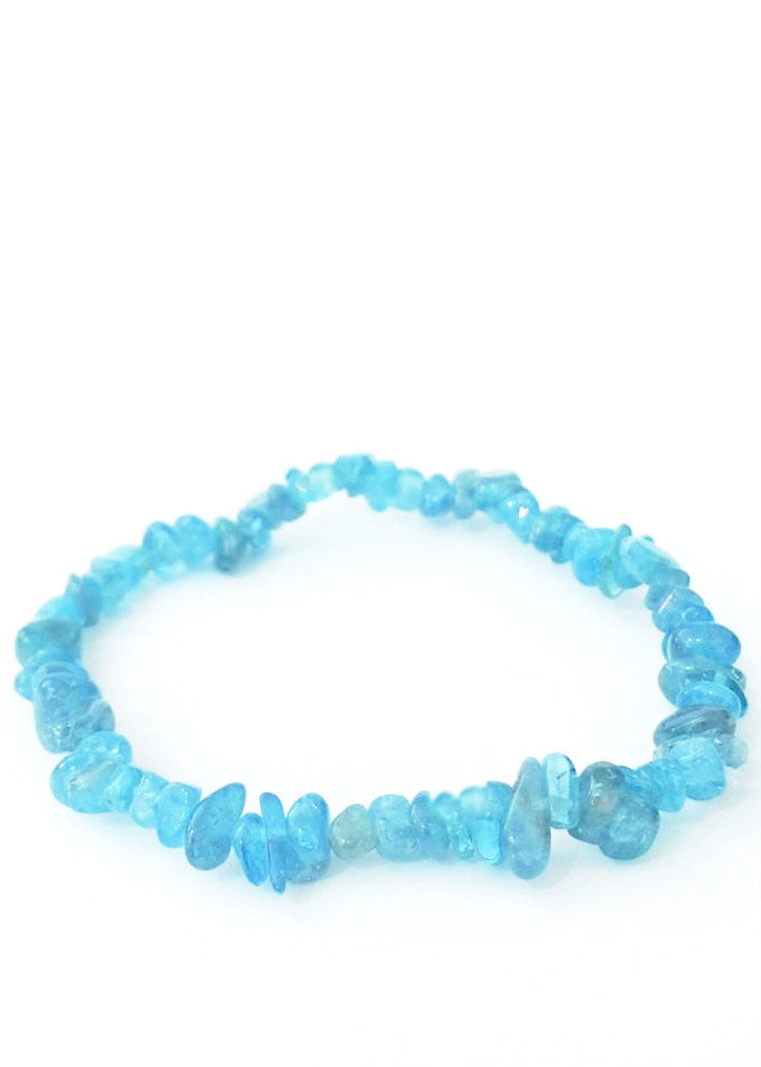Apatite mini chip bracelet - mineralism - 