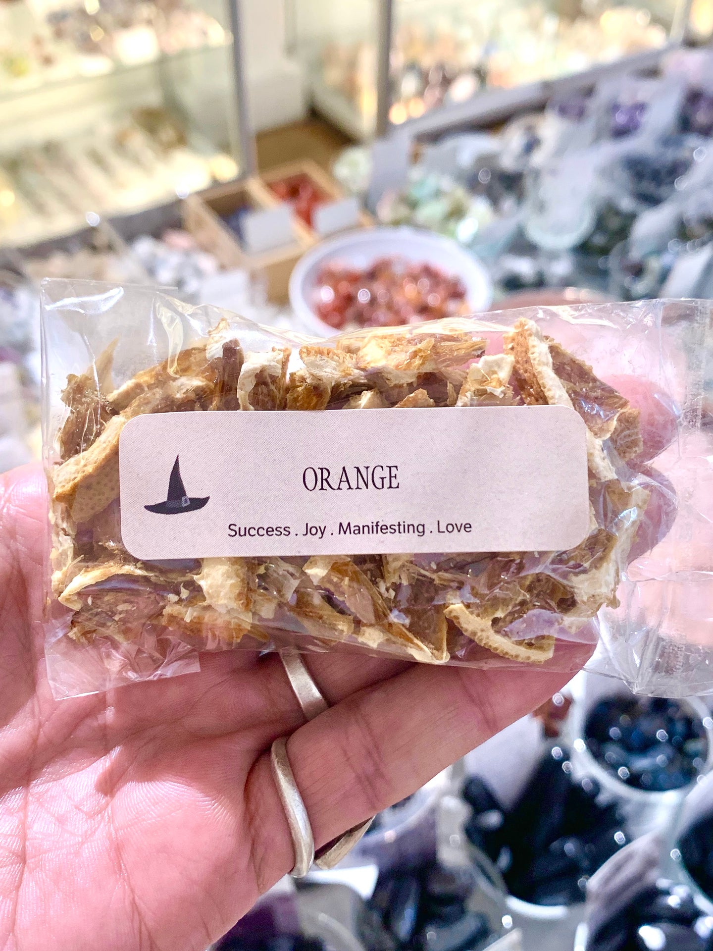 Orange Herb Bag