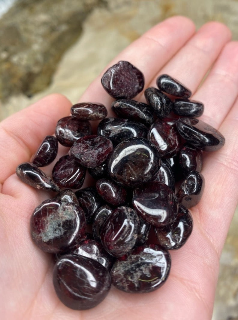 Garnet Tumbled Stone - Small