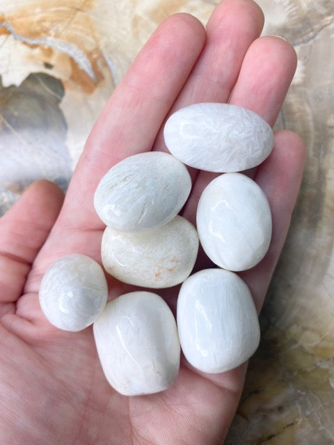 Scolecite Tumbled Stone