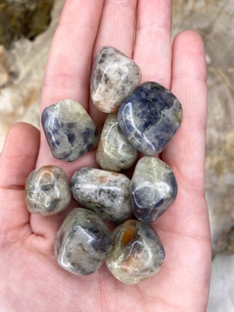 Sunstone Iolite Tumbled